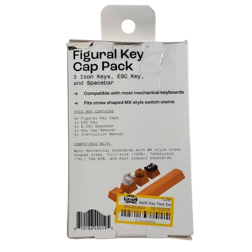 NORTH Figural‎ Key Cap Pack Mechanical Keyboard Halloween Pumpkin Ghost